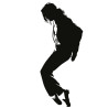 Pegatina vinilo Michael Jackson 7x18cm