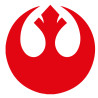 Pegatina vinilo Rebeldes Star Wars 13x12cm
