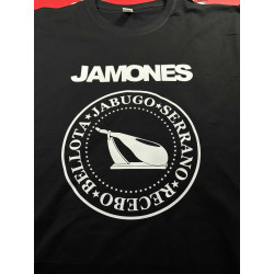 Camiseta parodia de los Ramones "Jamones"