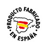 Pegatina vinilo Bandera España con toro 4 unidades 5x3cm