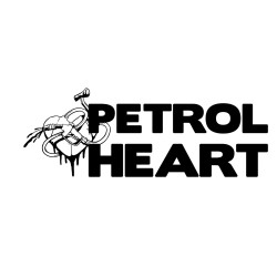Pegatina vinilo petrol heart 20x7cm